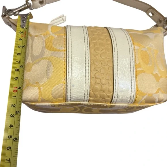 Coach vintage y2k yellow optic c mini bag RARE - Picture 6 of 12